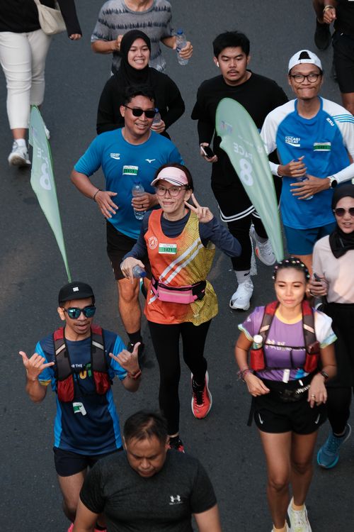 Race photo from Lari Bareng Yuk!