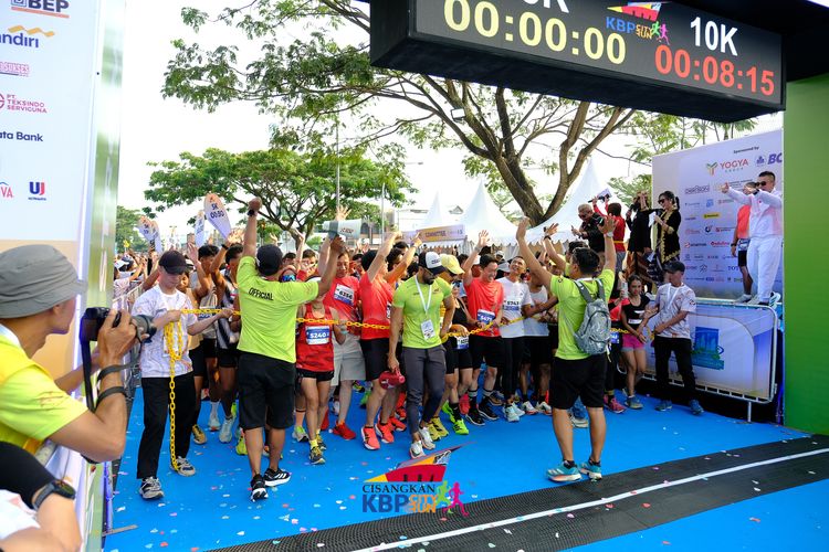 Race photo from CISANGKAN KBP CITY RUN 2025