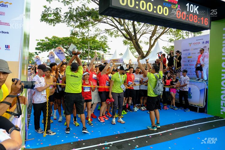 Race photo from CISANGKAN KBP CITY RUN 2025