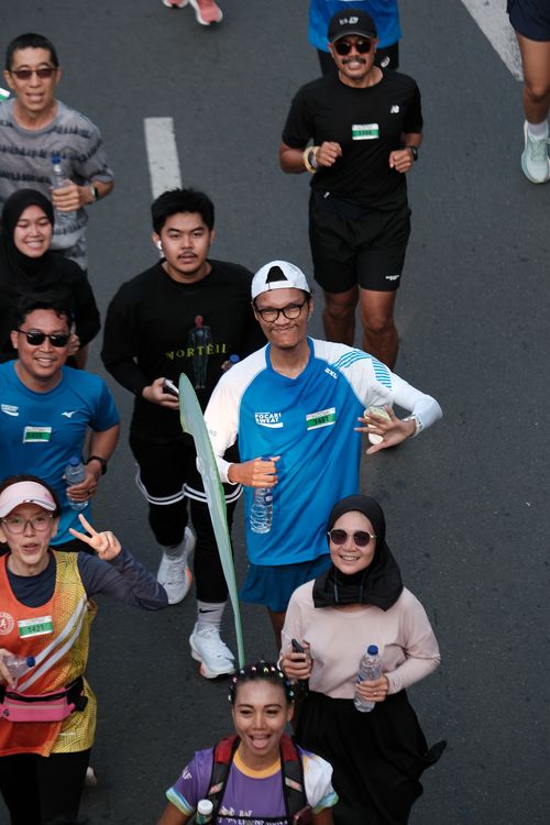 Race photo from Lari Bareng Yuk!