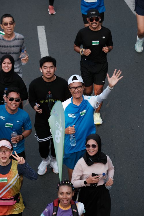 Race photo from Lari Bareng Yuk!