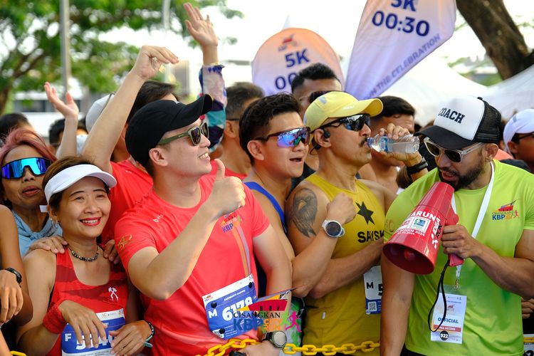 Race photo from CISANGKAN KBP CITY RUN 2025