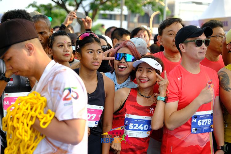 Race photo from CISANGKAN KBP CITY RUN 2025