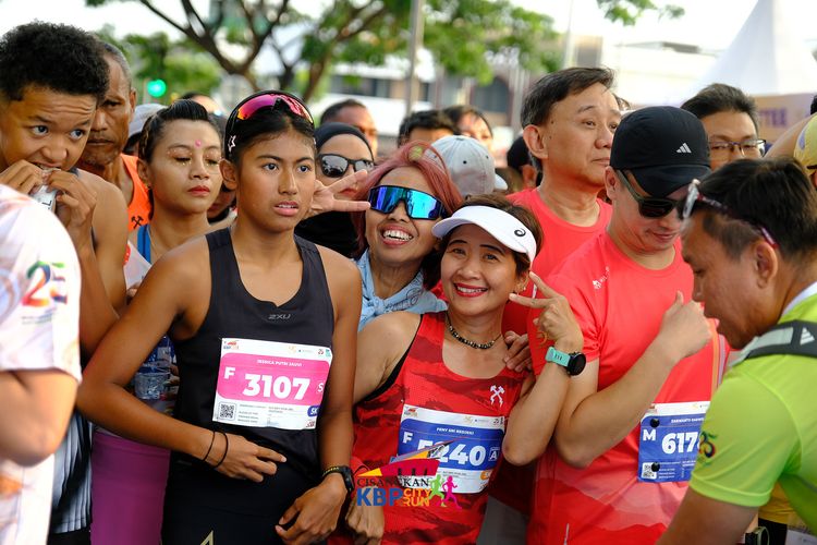 Race photo from CISANGKAN KBP CITY RUN 2025
