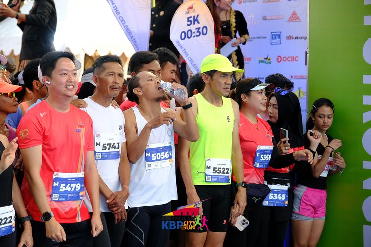 Race photo from CISANGKAN KBP CITY RUN 2025