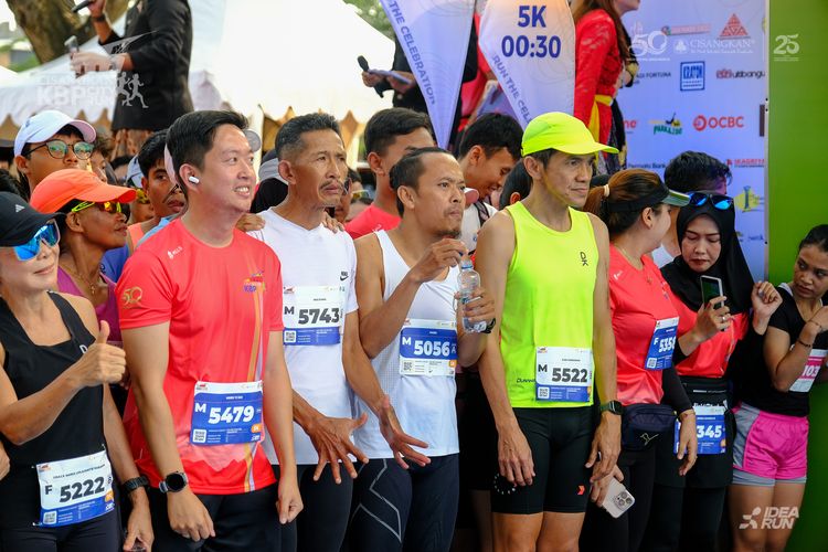 Race photo from CISANGKAN KBP CITY RUN 2025