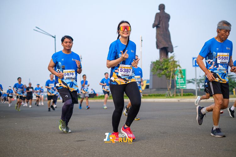 Race photo from ISOPlus Run 2024 Jakarta