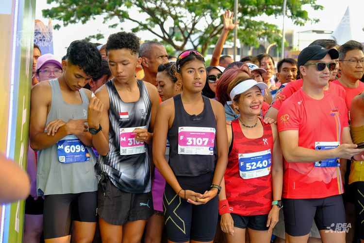 Race photo from CISANGKAN KBP CITY RUN 2025