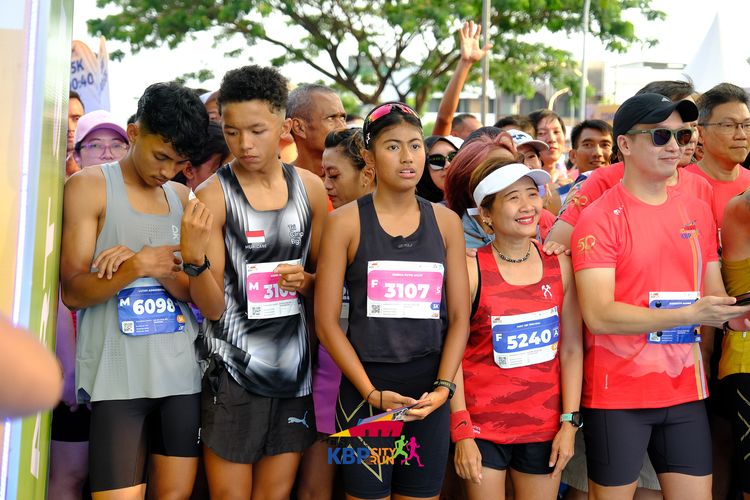 Race photo from CISANGKAN KBP CITY RUN 2025