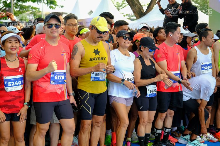 Race photo from CISANGKAN KBP CITY RUN 2025