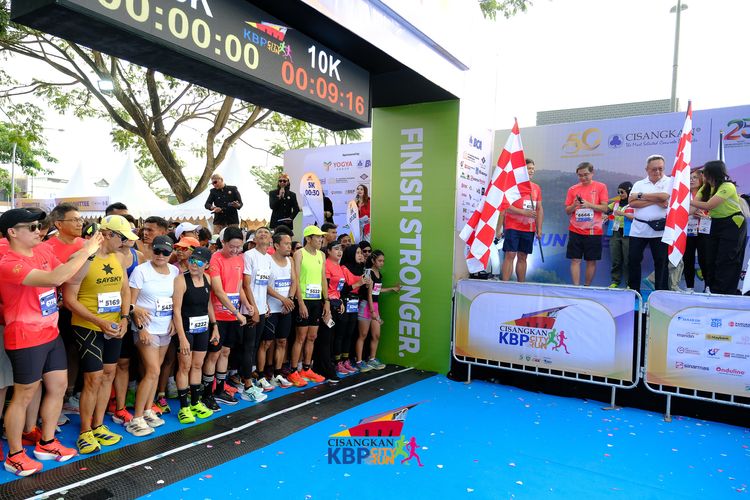 Race photo from CISANGKAN KBP CITY RUN 2025