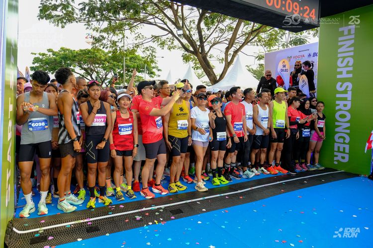 Race photo from CISANGKAN KBP CITY RUN 2025
