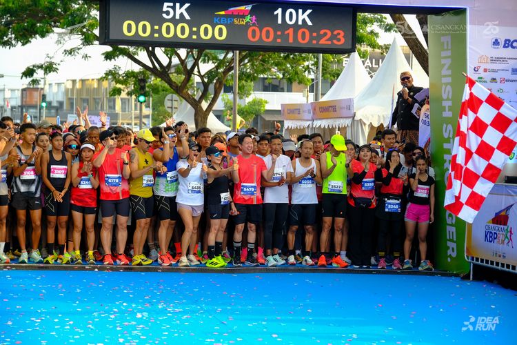 Race photo from CISANGKAN KBP CITY RUN 2025