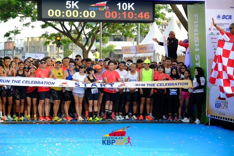 Race photo from CISANGKAN KBP CITY RUN 2025