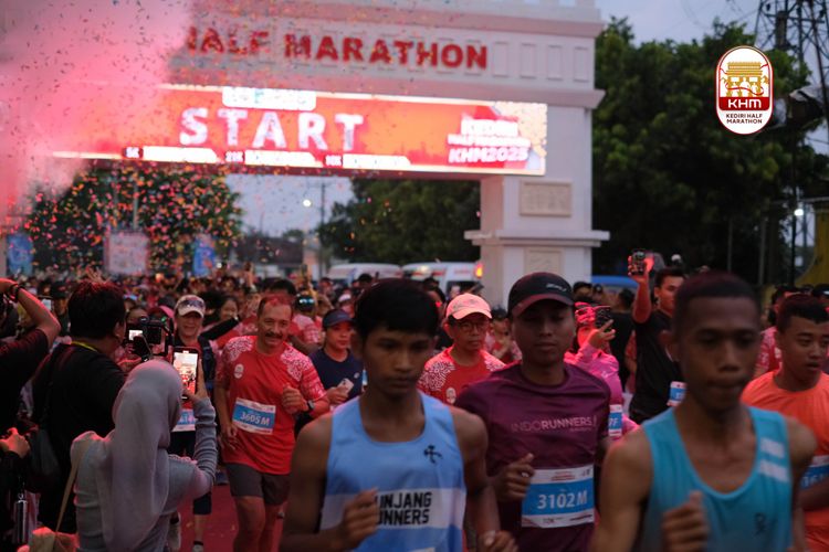 Race photo from Kediri Half Marathon 2025