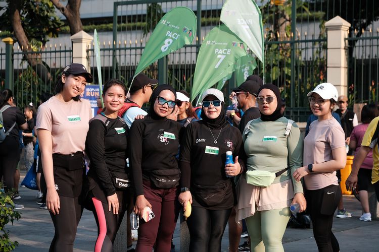 Race photo from Lari Bareng Yuk!