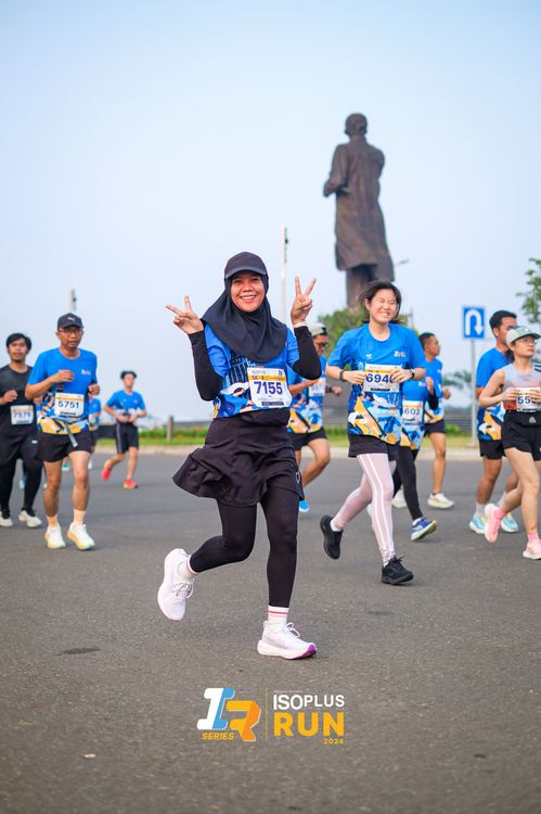 Race photo from ISOPlus Run 2024 Jakarta