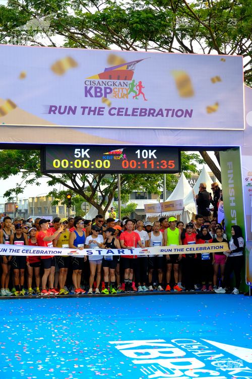 Race photo from CISANGKAN KBP CITY RUN 2025