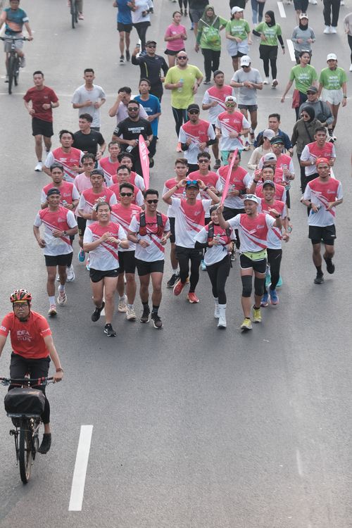 Race photo from Smartfren Run 2024 Vibes