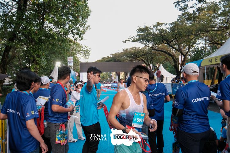 Race photo from Taman Budaya x BOGORUN 2025
