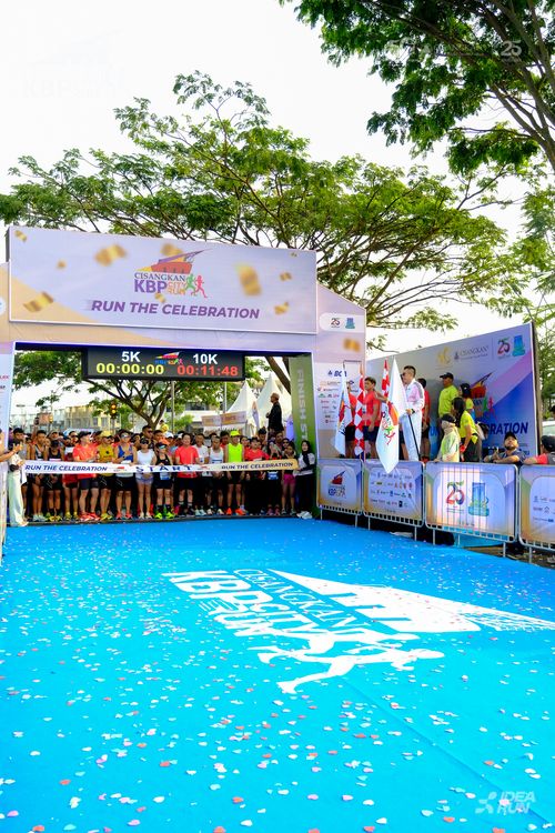 Race photo from CISANGKAN KBP CITY RUN 2025