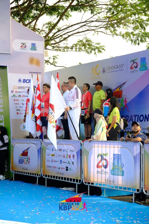 Race photo from CISANGKAN KBP CITY RUN 2025