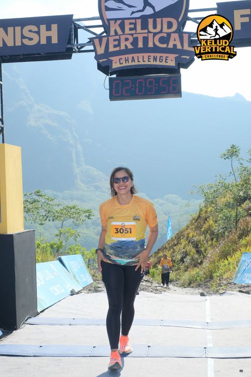 Race photo from Kelud Vertical Challenge 2024