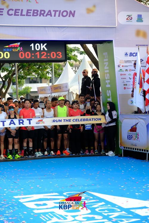 Race photo from CISANGKAN KBP CITY RUN 2025