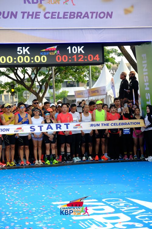 Race photo from CISANGKAN KBP CITY RUN 2025