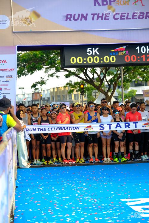 Race photo from CISANGKAN KBP CITY RUN 2025