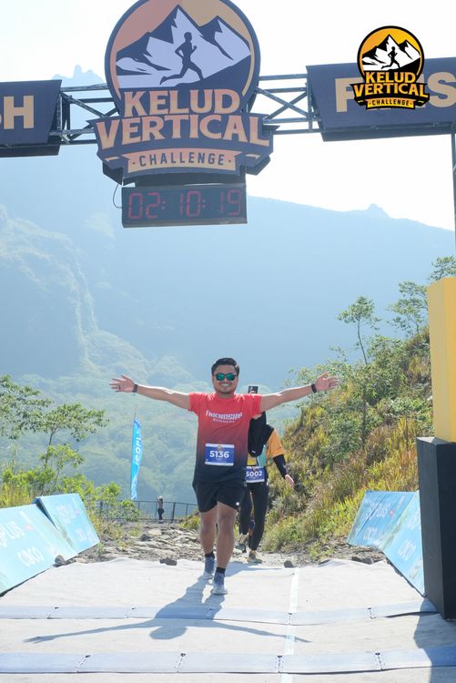 Race photo from Kelud Vertical Challenge 2024