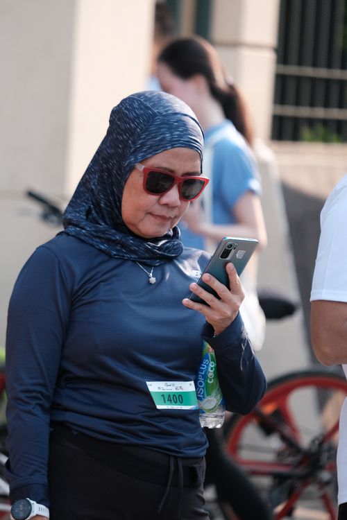 Race photo from Lari Bareng Yuk!