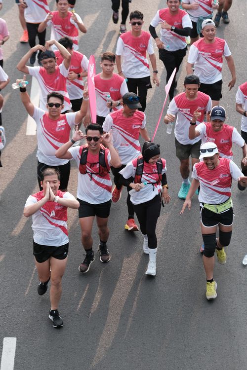 Race photo from Smartfren Run 2024 Vibes