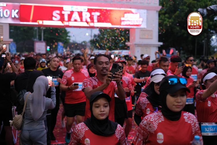 Race photo from Kediri Half Marathon 2025