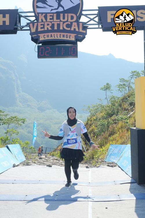 Race photo from Kelud Vertical Challenge 2024
