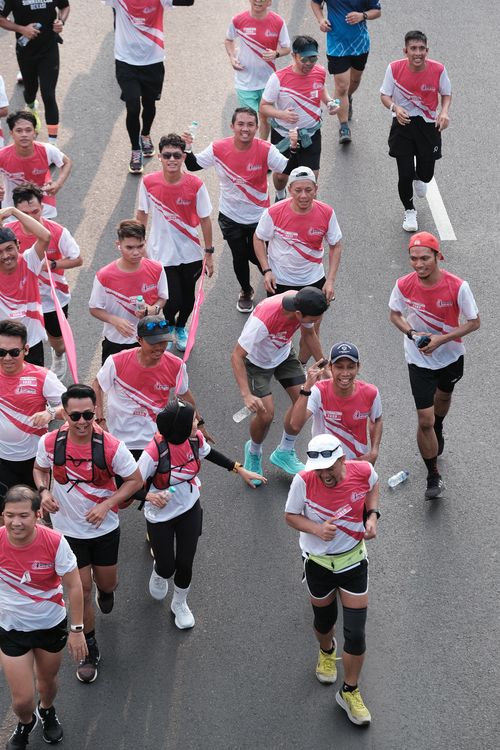 Race photo from Smartfren Run 2024 Vibes