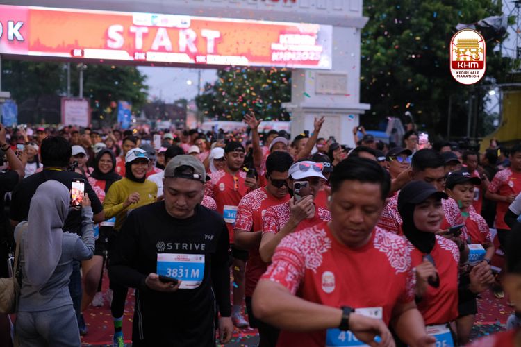 Race photo from Kediri Half Marathon 2025