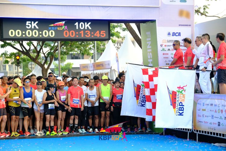 Race photo from CISANGKAN KBP CITY RUN 2025
