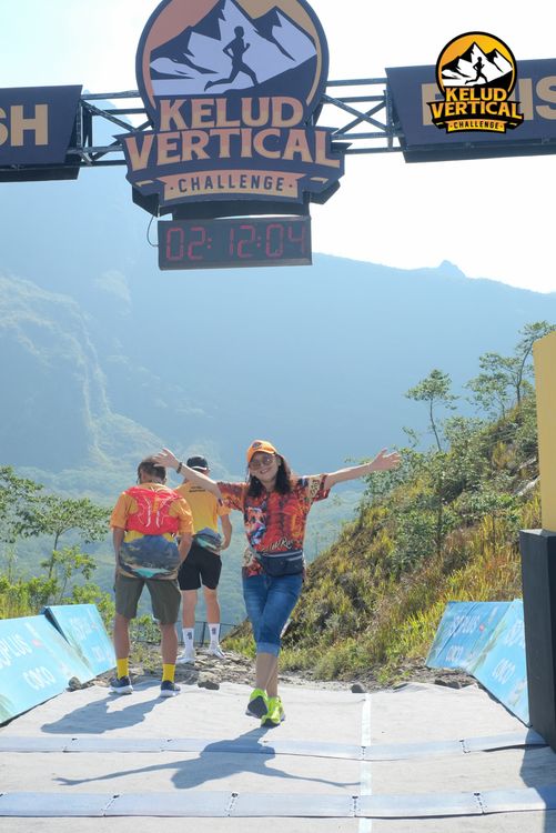 Race photo from Kelud Vertical Challenge 2024