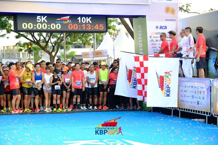 Race photo from CISANGKAN KBP CITY RUN 2025