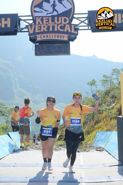 Race photo from Kelud Vertical Challenge 2024