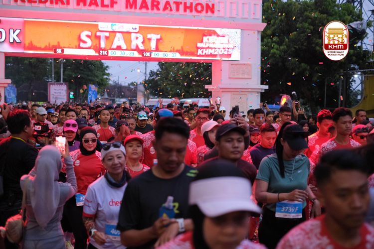 Race photo from Kediri Half Marathon 2025