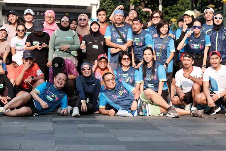 Race photo from Lari Bareng Yuk!