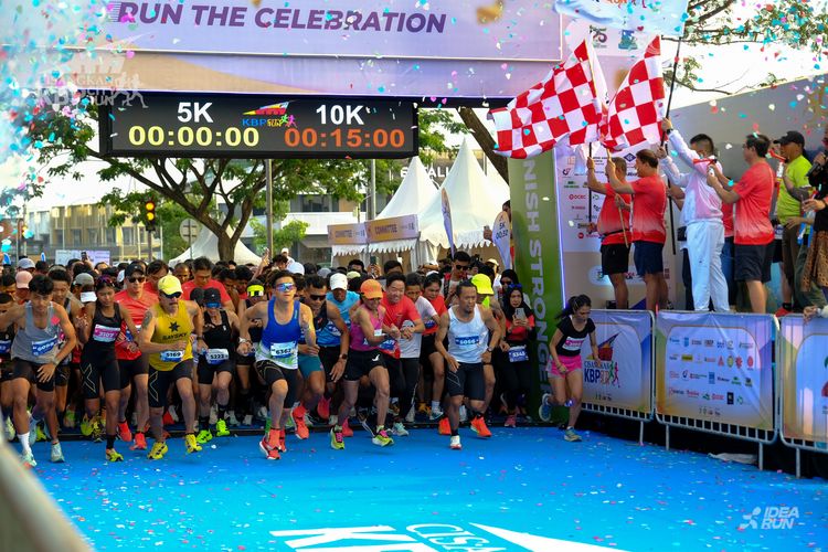 Race photo from CISANGKAN KBP CITY RUN 2025