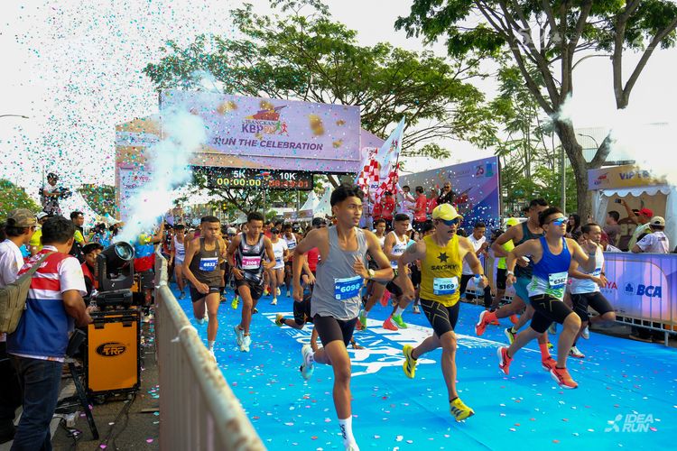 Race photo from CISANGKAN KBP CITY RUN 2025