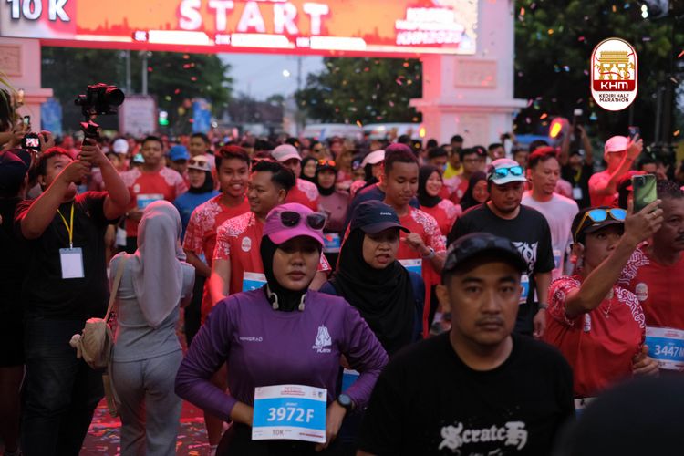 Race photo from Kediri Half Marathon 2025