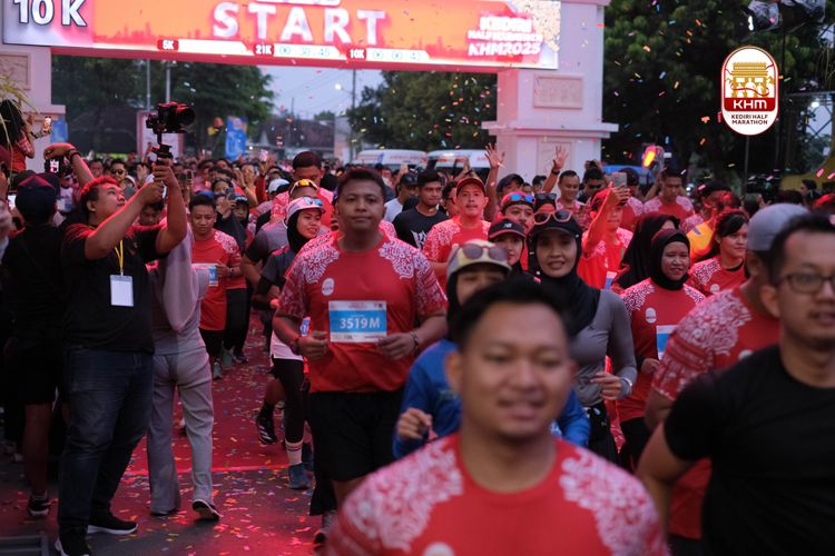 Race photo from Kediri Half Marathon 2025