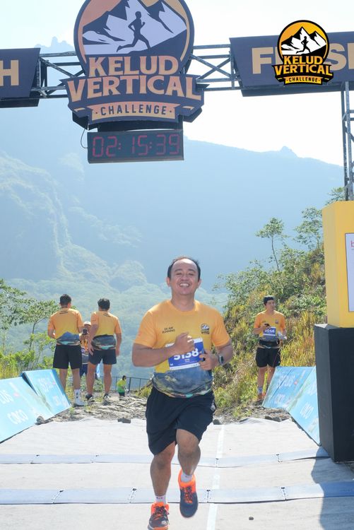 Race photo from Kelud Vertical Challenge 2024