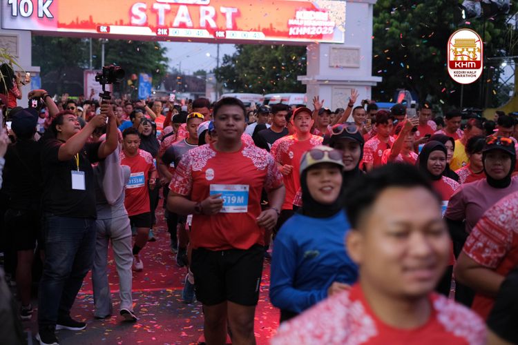 Race photo from Kediri Half Marathon 2025