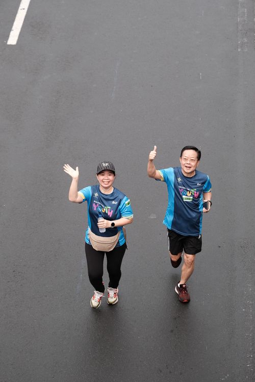 Race photo from Road to BAF Lions Run 2024